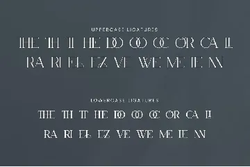 Twintale All Caps Serif Font