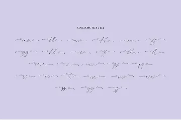 NCL Boquet Guides - Wedding Signature Font