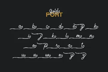 Gold Port - Font Duo