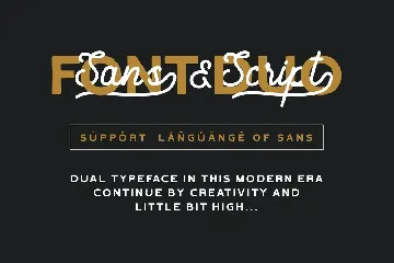 Gold Port - Font Duo