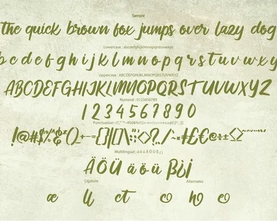 Hatchen | Modern Clean Script font