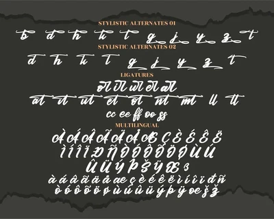 Authentic Calisttera Script Font