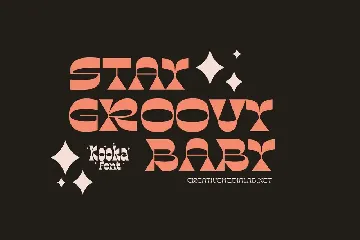 Kooka Font - Fun groovy family