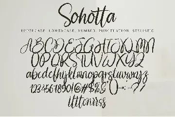 Sohotta font