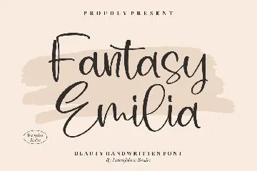 Fantasy Emilia Handwritten Font