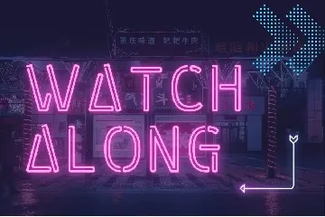 Neon Retro - Logo Font