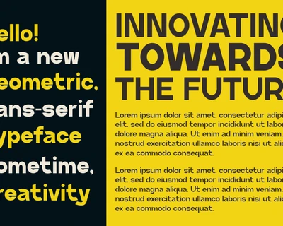 Beamon - A Modern Sans Serif Font