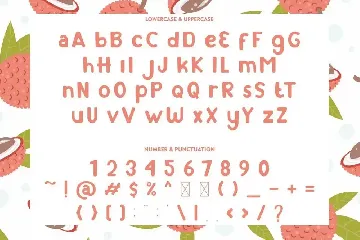 Lychee Farmland - Playful Sans Serif Font
