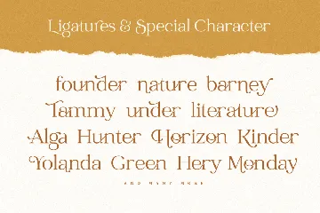 John Mayer - Fancy Ligature Font