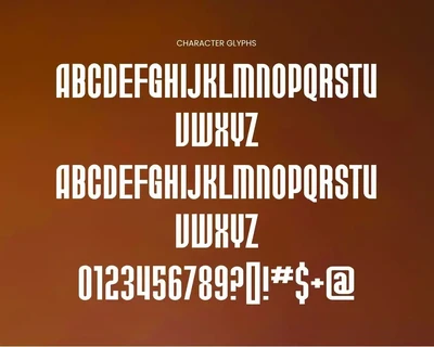 Luxury - Modern Condensed Sans Serif font