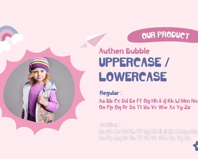 Authen Bubble - Display Font