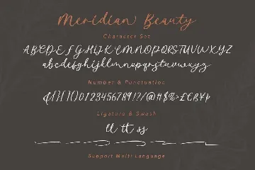 Meridian Beauty font