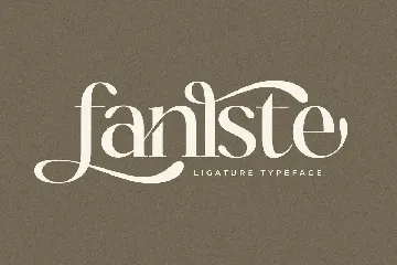 Fanlste Ligature Typeface Font