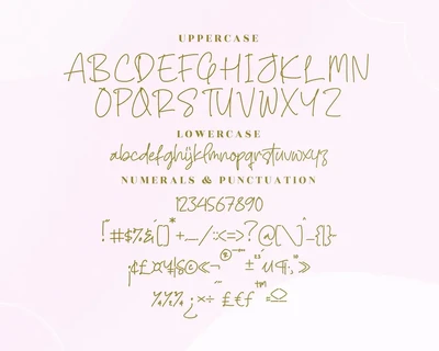 Gatrello Monoline Handwritten Font