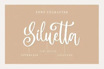 Siluetta - Modern Script Font