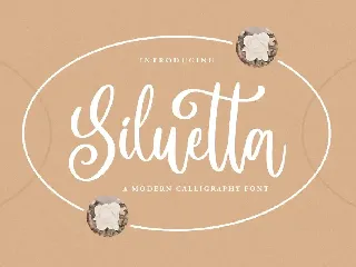 Siluetta - Modern Script Font