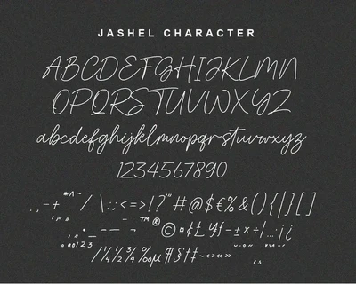 Jashel Handwritten Script Font