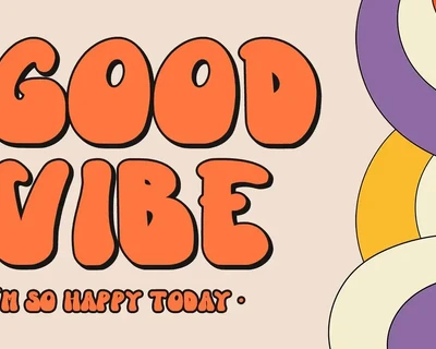 Sunny Evening - A Groovy Trendy Font