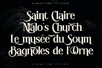 Fantasy Magist Elegant Serif Typeface Font