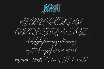 Darto Signature font