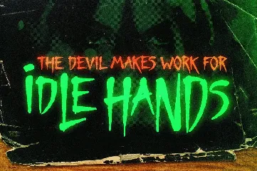 HorrorScope - A Hand-made Horror Font