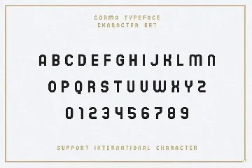 The Corma - 4 Font Files