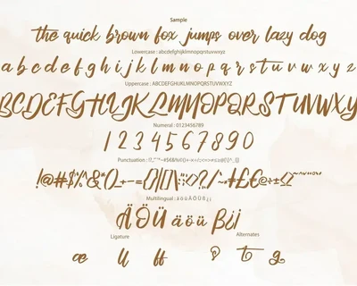 Octopus | Modern New Script font