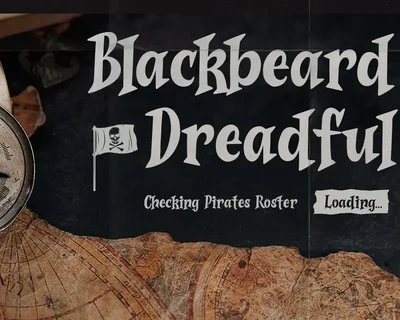 Jolly Roger - Pirates Display Typeface font