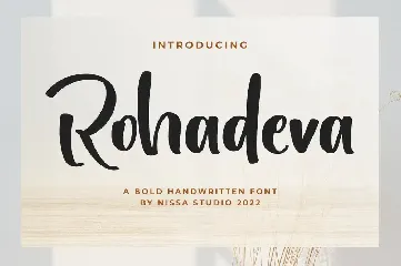 Rohadeva - Bold Script font