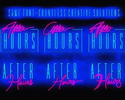 Disco Rendezvous: A Night Club Inspired Script font