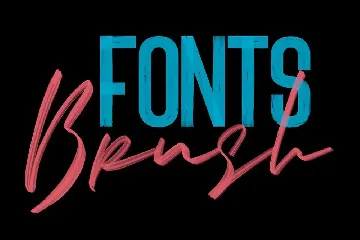 Brushelly SVG Brush Font