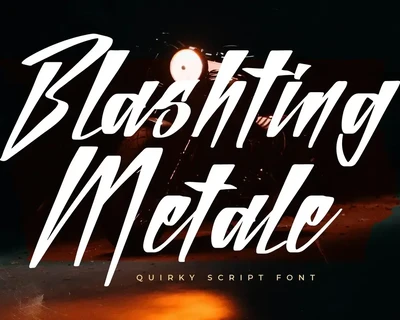 Blashting Metale Quirky Script Font