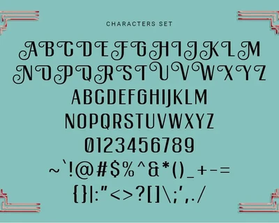 Mandira - Vintage Decorative Fonts