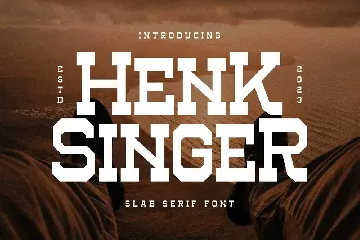 Henk Singer Slab Serif Font