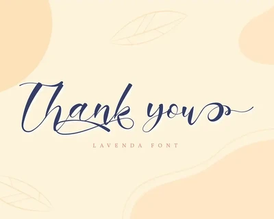 Lavenda | Modern Calligraphy Font
