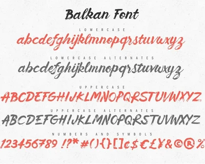 Balkan Font