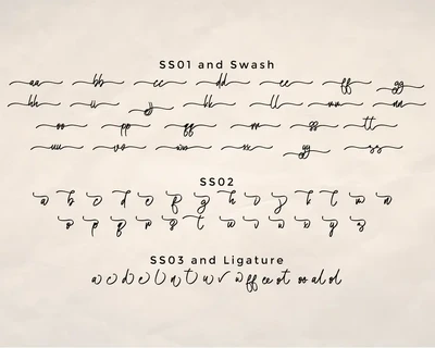 Atakana Handwriting Script Font
