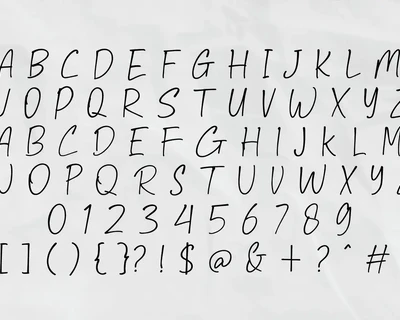 Gagnersy - Handwritten Font