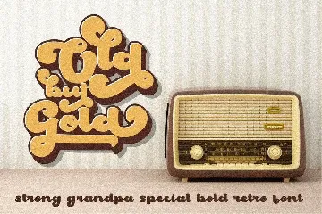 Strong Grandpa - Bold Retro Font