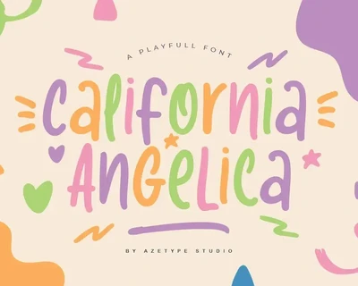California Angelica font