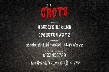 The Crots Typeface font