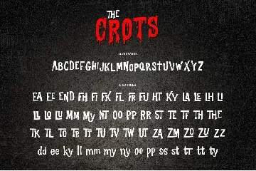 The Crots Typeface font