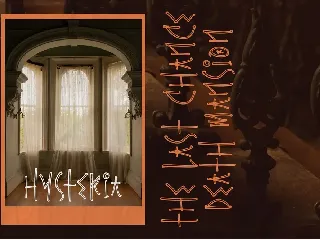 Ghost Town Spooky Display Font