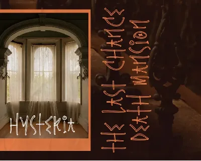 Ghost Town Spooky Display Font