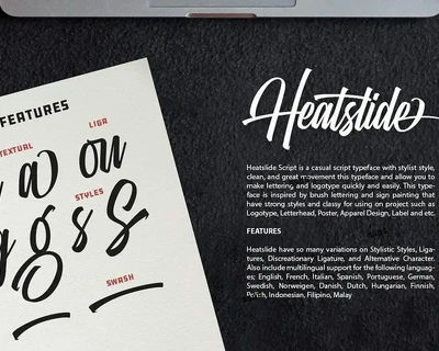 Heatslide Font