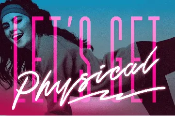 Last Dance - Retro 80s Movie Inspired Script Font