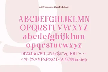 Calmingly font