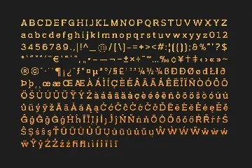 Orslab font