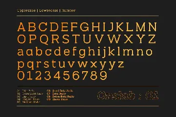 Orslab font