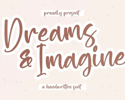 Dreams Imagine Handwritten Font